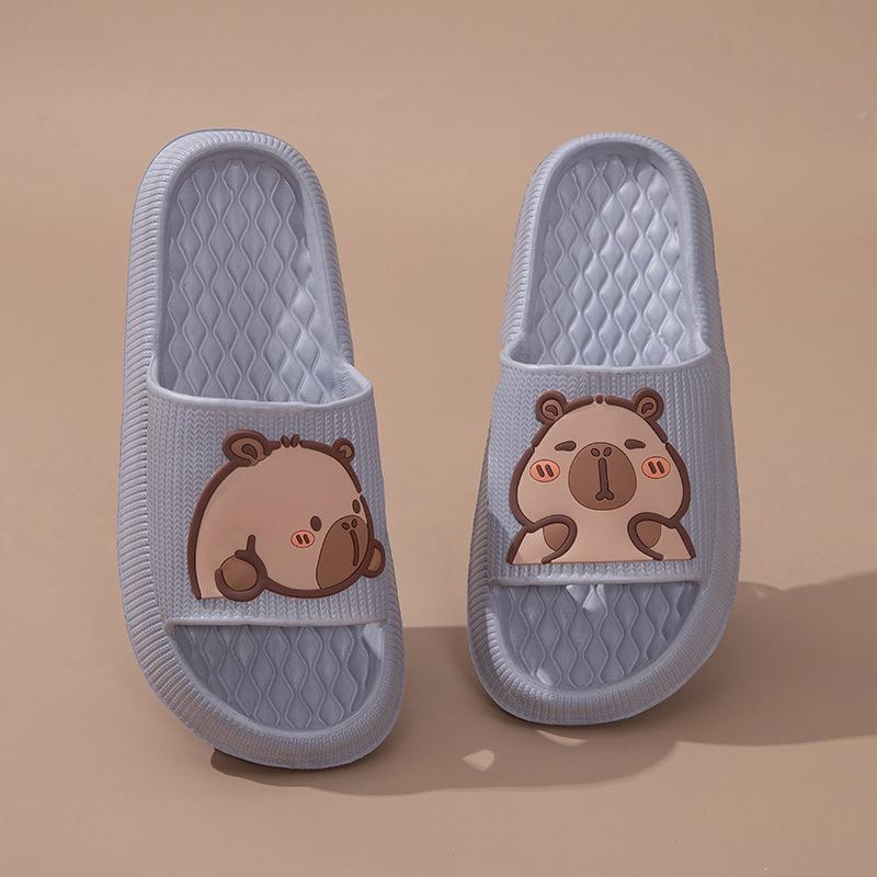 CM thick bottom EVA cool slippers men and women summer couple fashion home cute cartoon outer wear TEMU