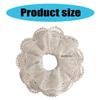 Aesthetic Scrunchies Elastic Double Layer Lace Hair Rope Wedding Party Beach Headwear Big Buns Hair Elastic Lace Hairtie