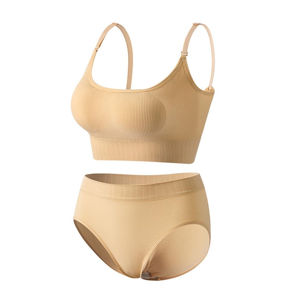 Women's Camisole With Bottom And Chest Pad, Sexy Oversized Underwear With Chest Pad