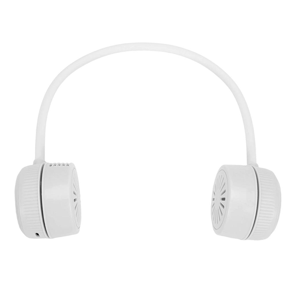 Portable Bladeless Neck Fan 3 Speed   Rechargeable Wearable   Fan for Outdoor   Travel Sports