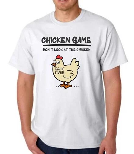 DON T LOOK AT THE CHICKEN - GAME OVER Cartoon Cereal T-T-shirt TEE 3XL