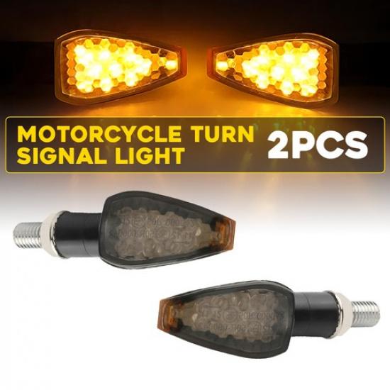 

2x Motorcycle Turn LED Signal Indicator Light Blinker for kawasaki Suzuki Honda