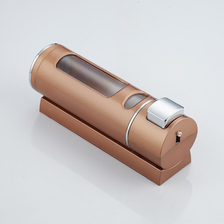 400ml Gold champagne Soap Dispenser Hand-pressed Soap Dispenser Wall Mounted Shower Gel Shampoo Bottle