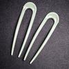2PC 2025 New U Shaped Hair Stick Vintage French Hair Pin Women Acetate Hair Accessories DIY Retro Hairstyle Tool New Hair Clips