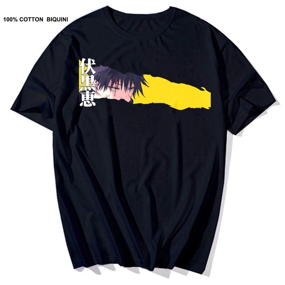 Japońskie anime Jujutsu Kaisen t-shirty unisex Itadori Yuji drukuj koszulki w stylu Harajuku Sukuna fajne unisex 100% bawełniana koszulka z krótkim rękawem