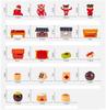 Pinenjoy Chinese New Year Figurine Miniature New Year Auspicious Resin Miniature Set Featuring Dancing and Red Traditional Lucky Gifts for Chinese New