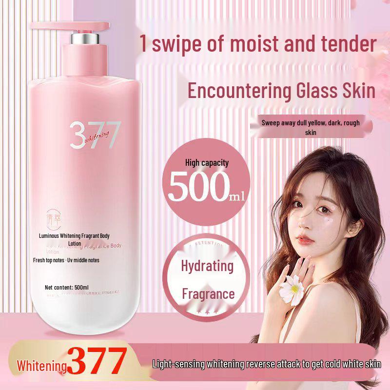 Qian Cui Lichtempfindliche Aufhellende Körperlotion: Verbessert Mattheit, Verfeinert Poren, Gleicht den Hautton aus - TikTok Viral.