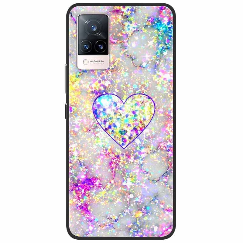 Miękkie Silikonowe Etui Na Telefon Dla vivo V21 5G 4G V21E V2027 Y11S Y12S V20 V2025 V 21E TPU Coque Pokrowiec Dla Vivo V 21e 21 Ochronne