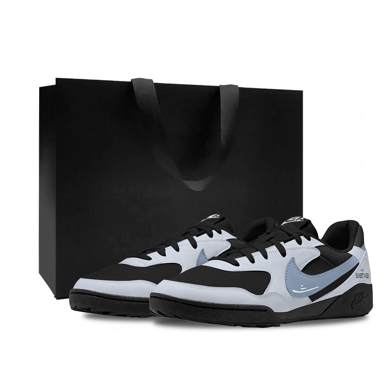 

Nike Terra Manta Cushioning Slip Resistant Abrasion Resistant Breathable Low top Casual Shoes Unisex Black Blue HQ4502-001(Team661-) 36.5