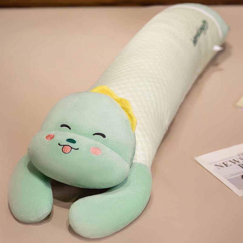 Cartoon Animal Velvet Body Pillow - Plush, Washable and Perfect for Summer, Backrest, or Leg Support