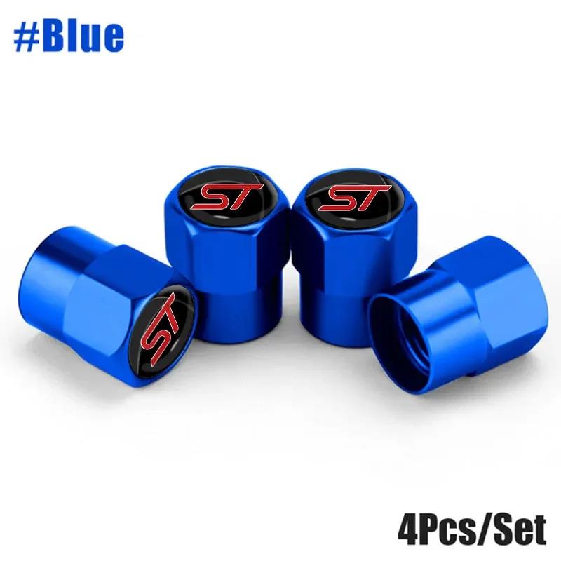 Auto Aluminum Tire Valve Stem Caps Wheel Rim Decor Protective Cover For Fiesta Explorer Mustang Edge Escape Accessories Stem Caps1