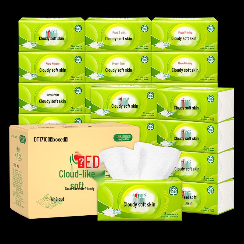 Hearttex Cloud-Soft 3-Ply Facial Tissues
