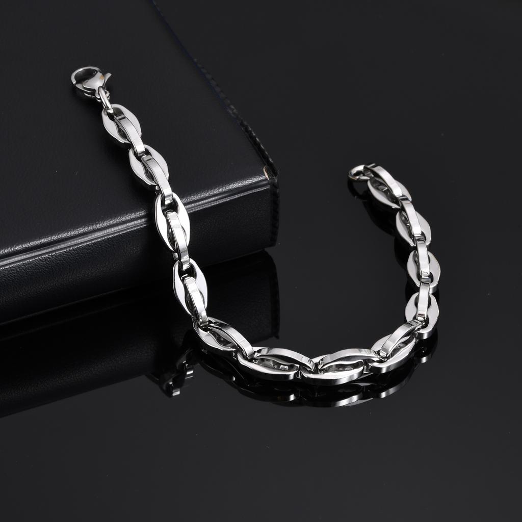 Vnox Waterproof Stainless Steel Link Chain Bracelets, Mens Handmade 2026 New Fashion Bracelet Wristband