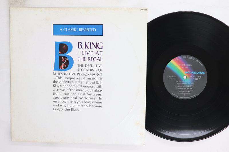 

LP Record BB KING Live At The Regal VIM4065 MCA 1980 Japan Blues Used