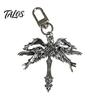 Comfortable Wear Necklace for Ladies Vintage Six-Winged Angel Pendant Necklace, Gothic Wing Charm Jewelry, Elegant Jewelry Daily Fashion Women