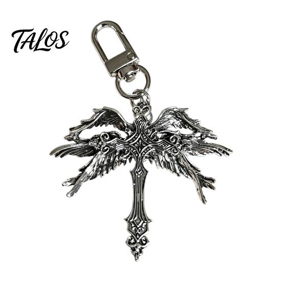 Comfortable Wear Necklace for Ladies Vintage Six-Winged Angel Pendant Necklace, Gothic Wing Charm Jewelry, Elegant Jewelry Daily Fashion Women