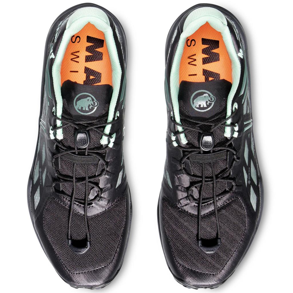 Mammut Sertig Trail Run TR Low GTX Jade Women's, 3030-05010, Black-Dark