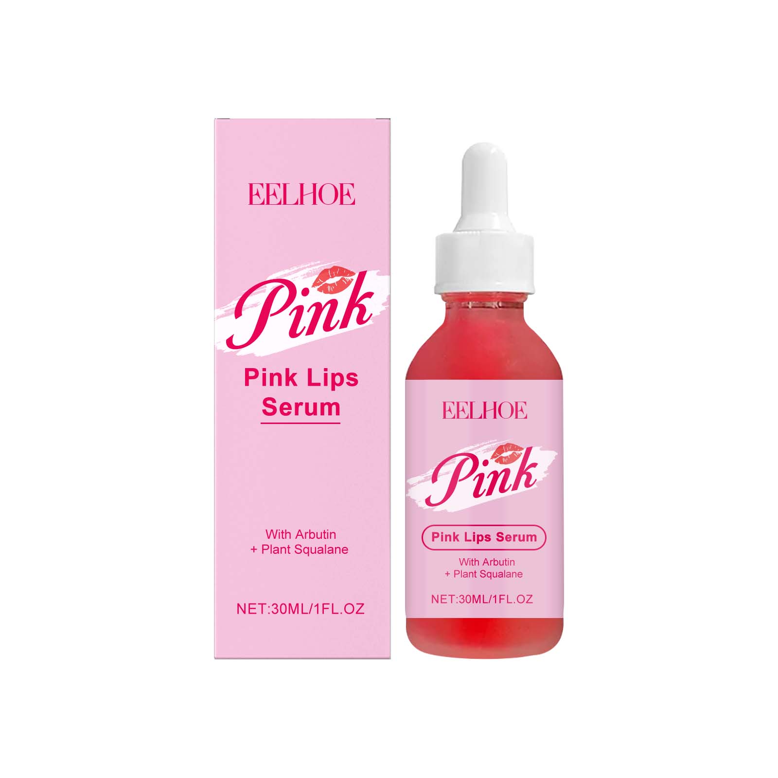 Roze Lipserum Verhelderend Roze Lippen Donkerheid Verwijderaar Dode Huid Verwijderaar Glans Lip Voller Makend Dode Huid Verwijderaar Lip Exfoliator Serum