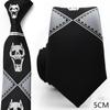 Anime Stropdas JoJo Bizarre Adventure KILLER QUEEN Kira Yoshikage Skull Neck Tie Cosplay Kostuums Accessoires Man Vrouw