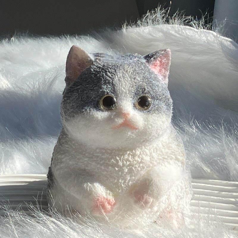 Süße Kawaii Katze Weiches Silikon Stressabbau Knetspielzeug Angstlinderung Schreibtisch Geschenk Für Kinder Erwachsene Schreibtisch Dekoration Geschenk