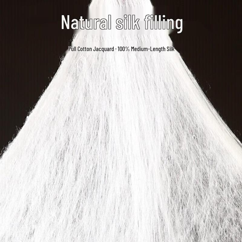 Hengyuanxiang All-Cotton Antibacterial Tussah Silk Quilt