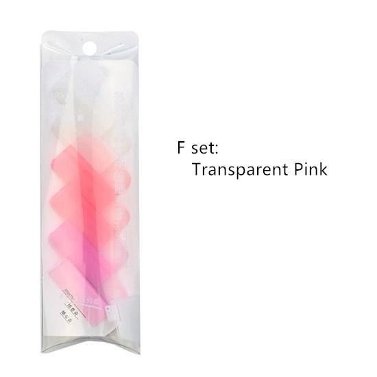 

Набор цветных зажимов для папок розовый/белый