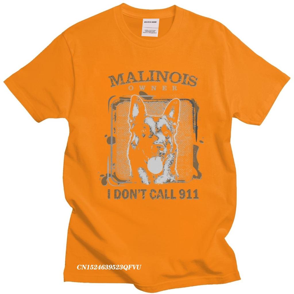 Vintage Belgian Shepherd Malinois Men PreShrunk Cotton Mechelaar TShirt Sleeved Dog Lover Harajuku Shirt Clothing Camisas