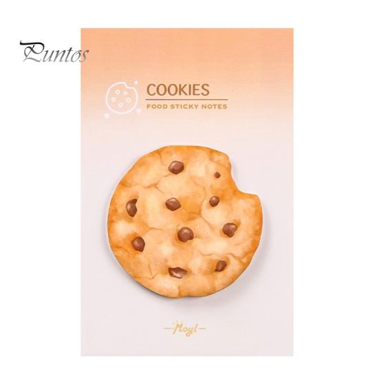 Unieke Post-its Notitieblokken, Grappig Toast Brood Koekje Kaas Ontwerp Schattig Notitieblok, 30 Duidelijk Bedrukte Velletjes/Blok Zelfklevend Notitieblok voor Thuis Kantoor Notebook