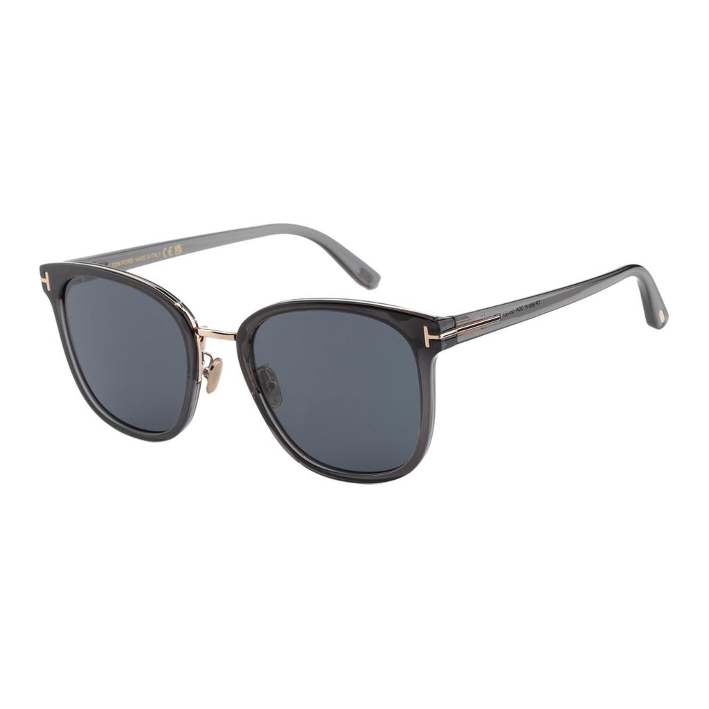Tom Ford Sunglasses With Logo Letter On The Temples, Irregular Frame Unisex sunglasses Gray TF968-K-20A-56
