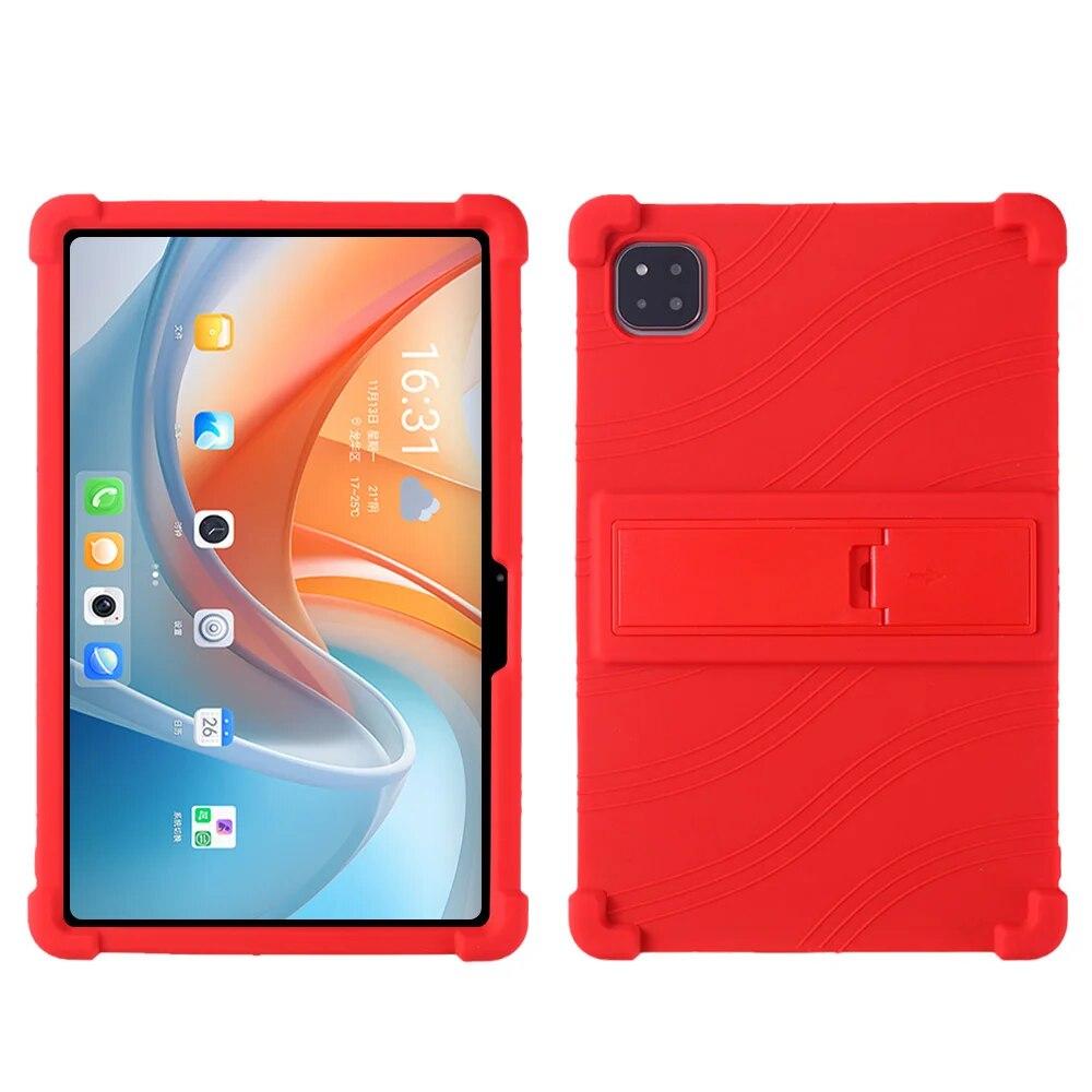 

Для Alldocube iPlay60 10,95 чехол для планшета противоударные подушки безопасности мягкая силиконовая регулируемая подставка с точными вырезами чехол для планшета UNISOC T606 iPlay60 красный