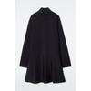 Cos Japan Flare High Neck Wool Mini Dress