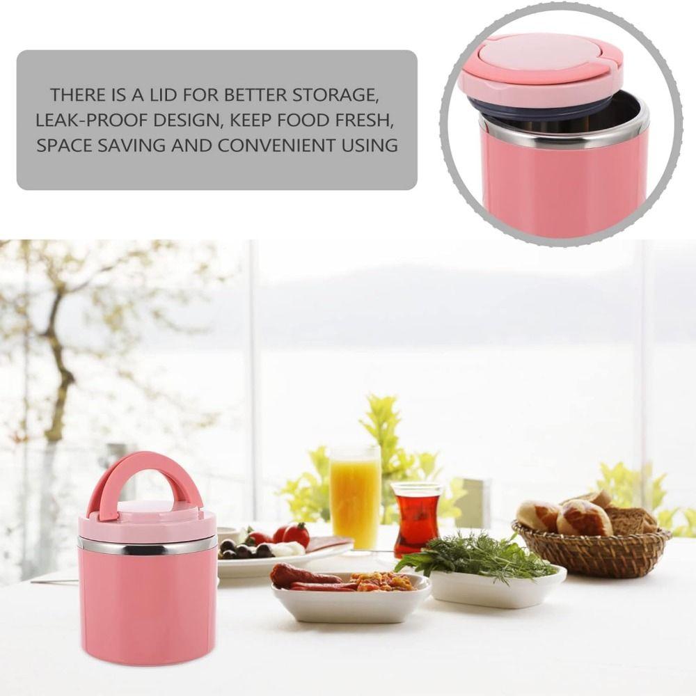 Sealed Vacuum Insulated Lunch Box Set Portable Soup Cup Eco-friendly Breakfast Holder  Child