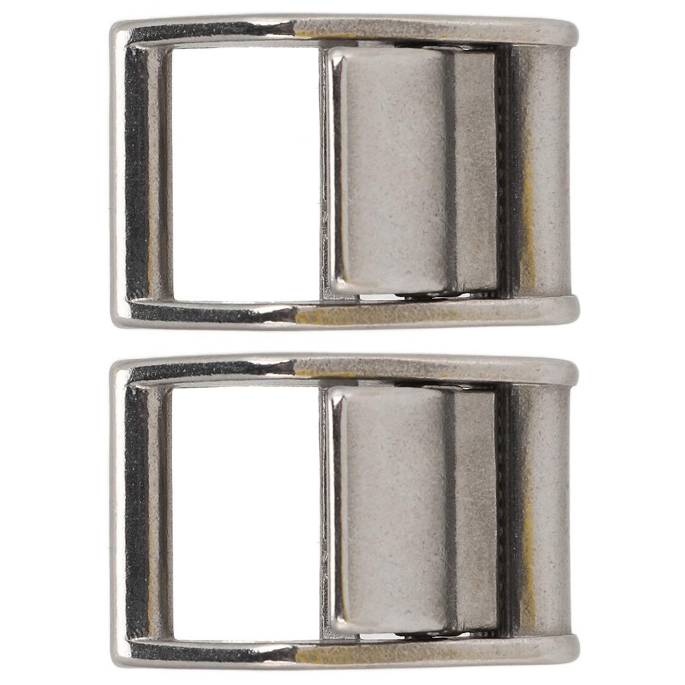 2 PCS Stainless Steel 316 Cam Buckles Quick Release Adjustable Design Lock Slider Buckles 1.06 Inch (27mm) Width