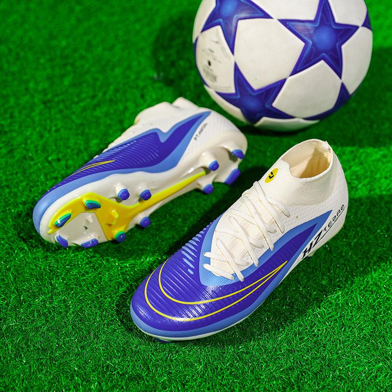 Men FG Football Shoes Ultralight Training Football Field Boots Outdoor Fast Soccer Shoes Society Cleats Professional Sneaker