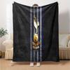 FC Tottenham Wappen Flanelldecke, Weiches Polyester, Modernes Design, Ganzjahres- für Camping, Reisen, Geschenke für Feiertage oder Geburtstage