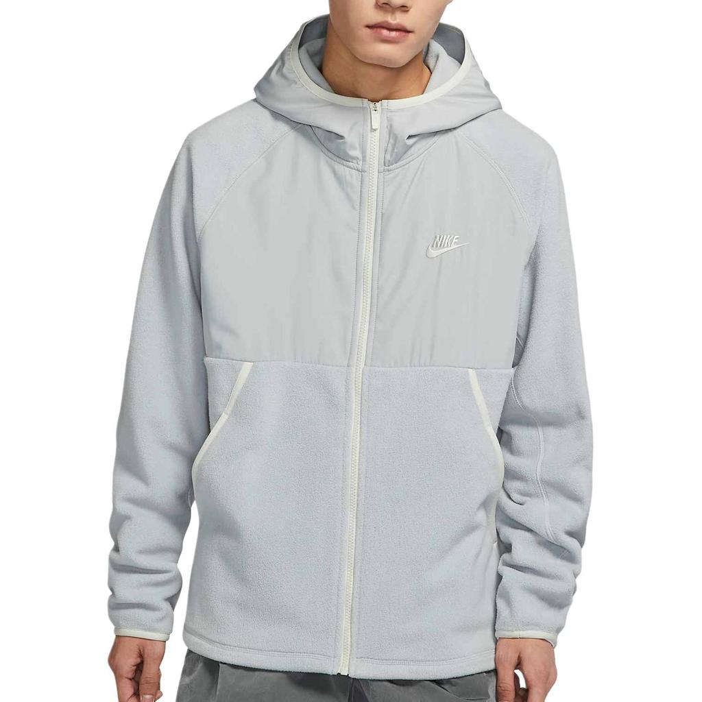 Nike Jackets Men's Light Gray Hooded Thickened Other DM1220-077