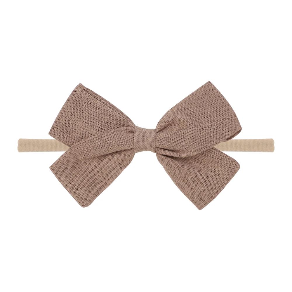 20Color 1Piece Cute Baby Headband Infant Kids Bows Headwear Tiara Gift Toddlers Bandage Newborn Girls Headwrap Hair Accessories