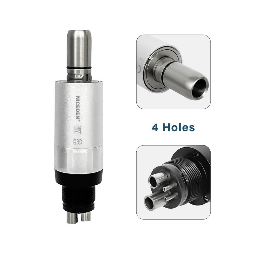 

NICEDEN f x type dental low speed angle handpiece 1:1 water spray straight outside motor operation air dental air motor 4 holes