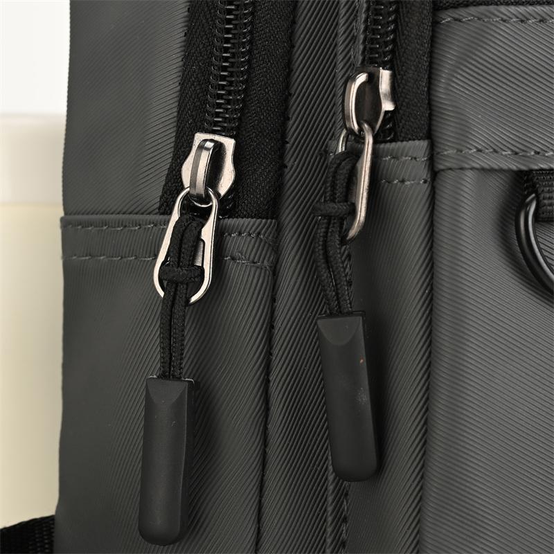 Vodoodpudivá pánská náprsní taška Velkokapacitní ramenní taška na dojíždění Vícevrstvá crossbody taška