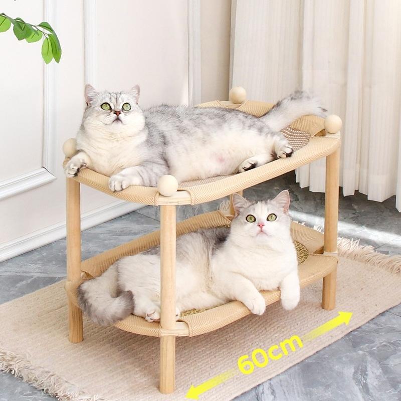 Double Layer Cat Scratching Board Resting Hammock Comfortable Wear Resistant