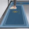 Modern Minimalist Kitchen Mat Silicone Diatomite Absorbent Non-Slip Water Drainage Floor Pad Cooking Area