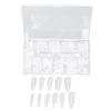 500pcs Transparent Coffin Long Fake Nails Artificial False Nails Tips Manicure Decal for Nail Salon