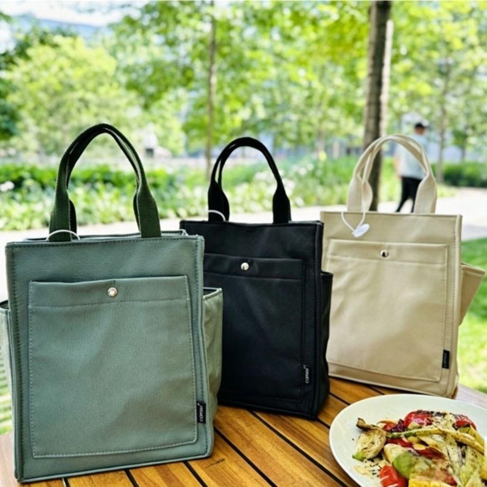 Large Capacity Shoulder Bag Multi-functional Student File Handbag Kid Tuition Bag Daily Use
