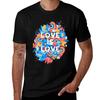 Love Is Love Tshirt Basic Regular Fit Casual Tshirt