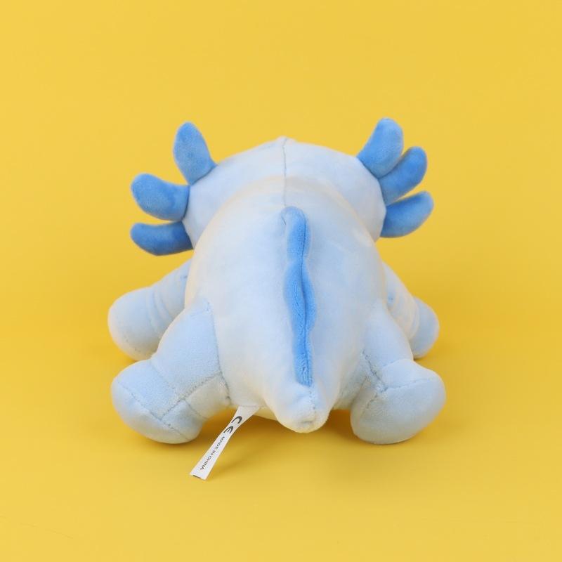 Four Color Salamander Doll Axolotl Cartoon Cute Hexagonal Dinosaur Children's Plush Toy