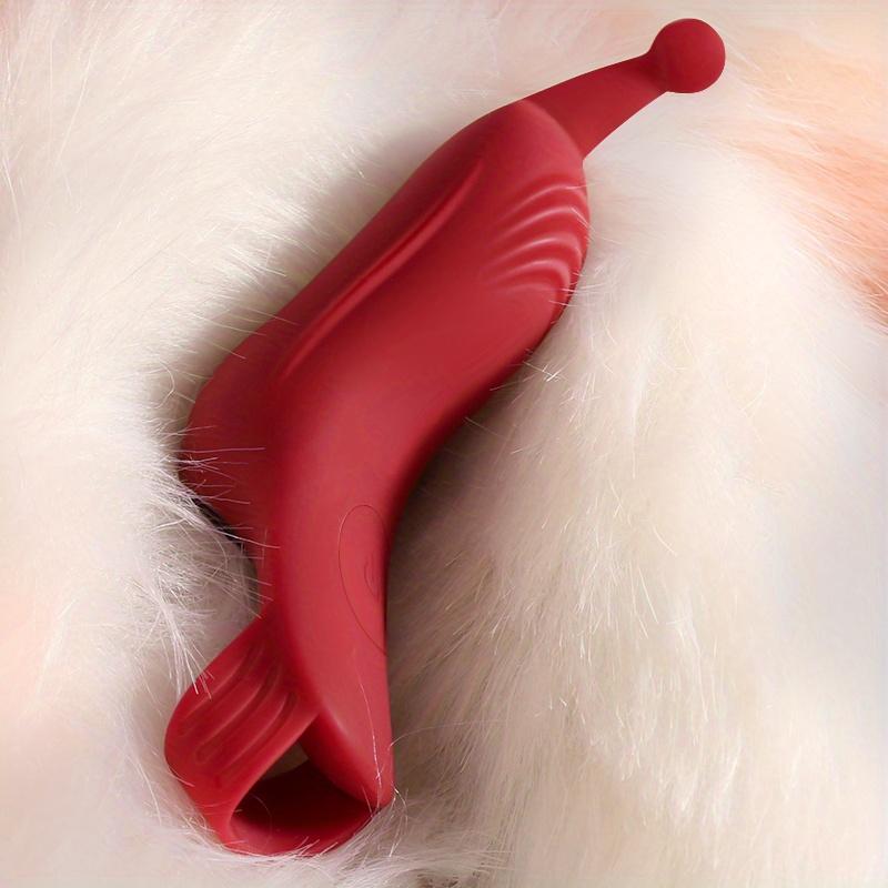 Wiederaufladbarer Silikon-Finger-Vibrator: 10 Vibrationsmodi, Perfekt für G-Punkt- & Klitorisstimulation!