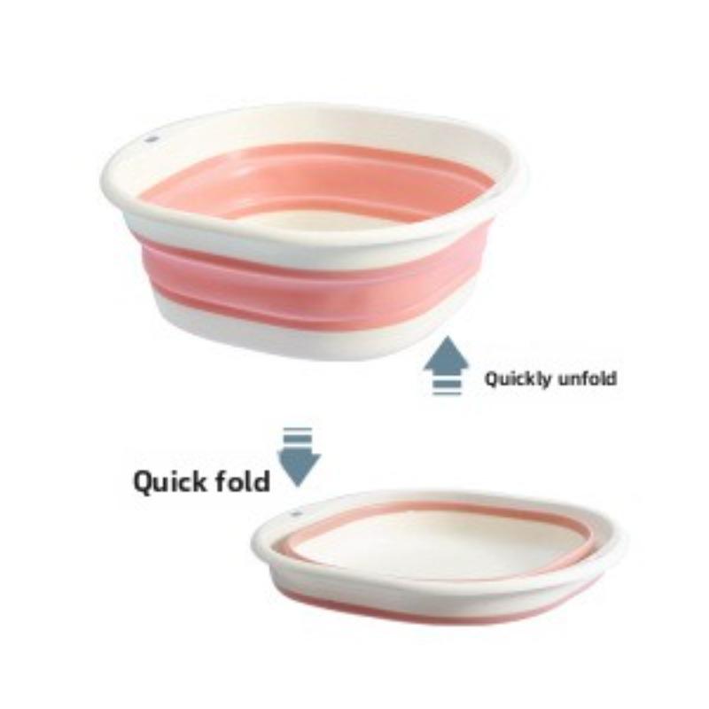 Household Foldable Washbasin, Portable Bathroom, Dormitory Laundry Basin, Washbasin, Multi-functional, Good Storage, Foldable Basin