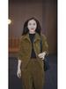 Women's Plush Thickened Casual Two-Piece Suit - Slim, Loose, Meat-Covering Fashion for Autumn & Winter 2024