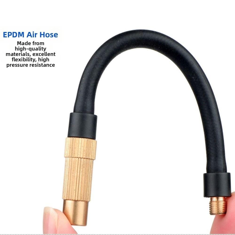 EPDM Pipe Hose External 8V1 Thread Bicycle Tire Inflator for Inflatable SUP Seat Kayak