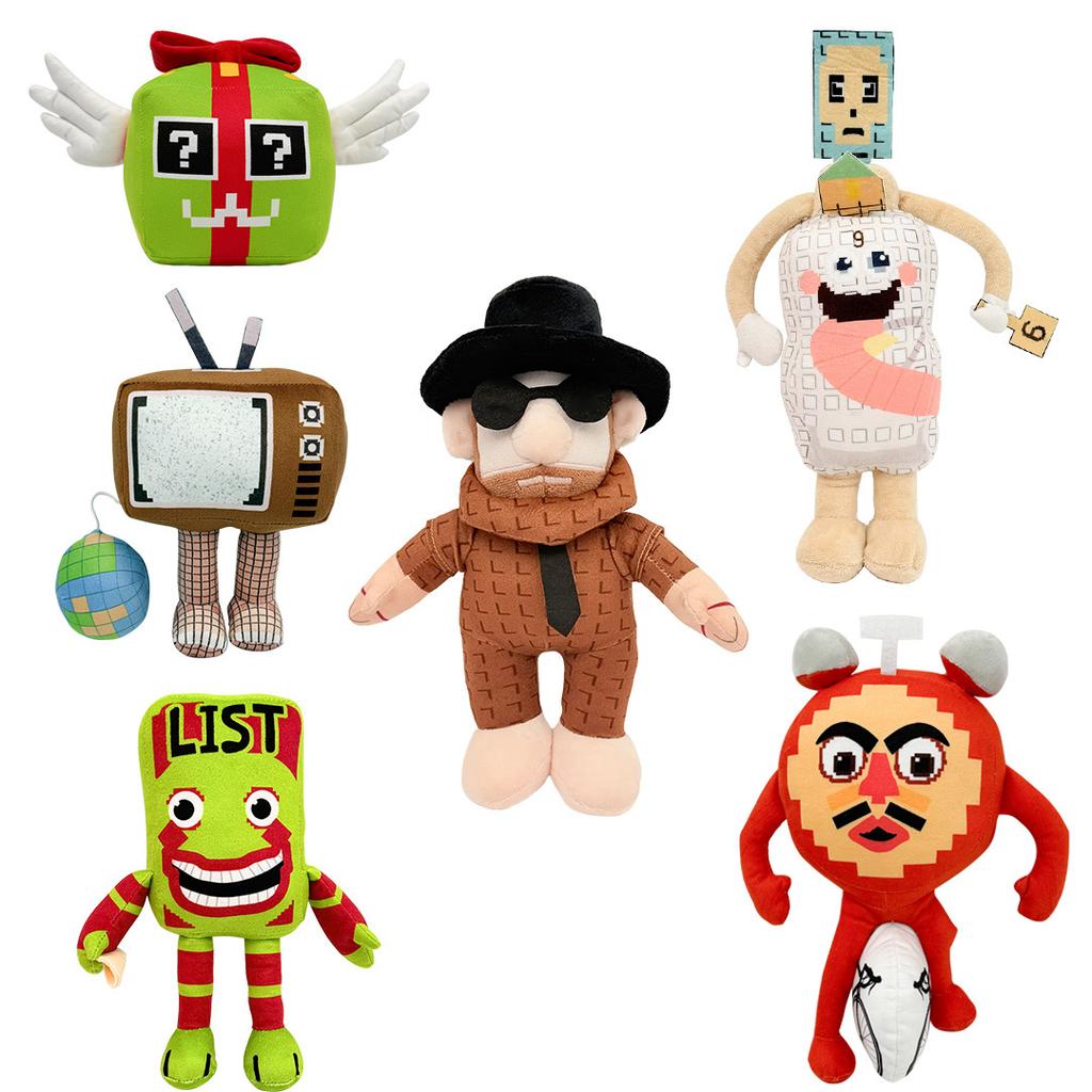 25cm Steal A Brainrot Esok Sekolah Plush No.9 House Stuffed Animal Plush Stuffed Animal Toy Kawaii Toys For Kids Christmas Gifts